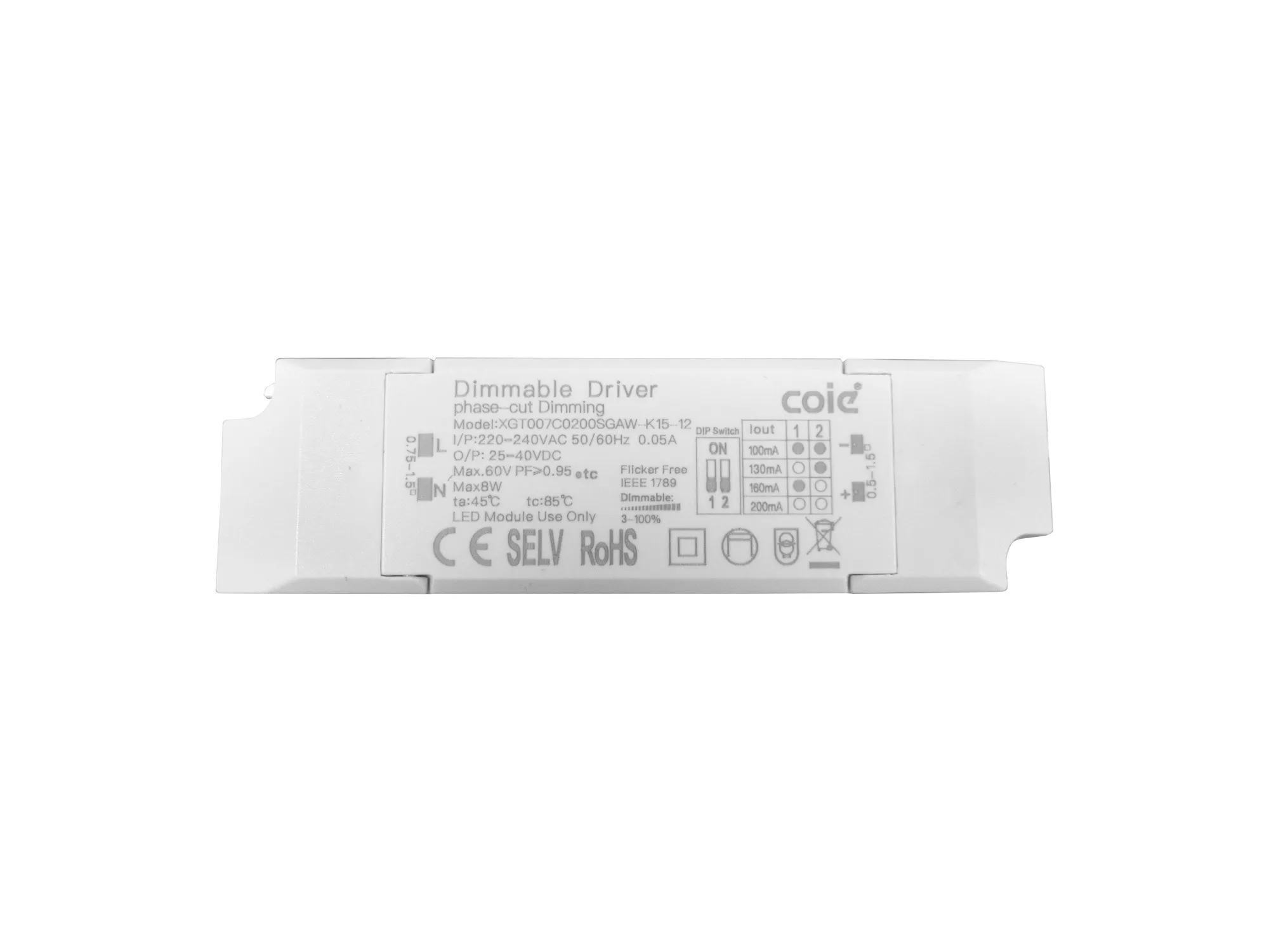 M9166  Tampa, W, 200mA, LED Driver, Triac, 3yrs Warranty
